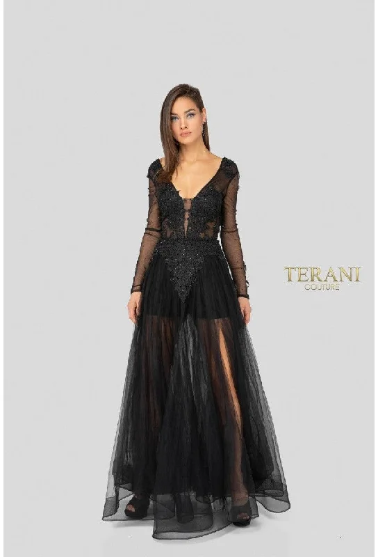 Women Clothing Terani Couture 1915P8344 Long Prom Dress