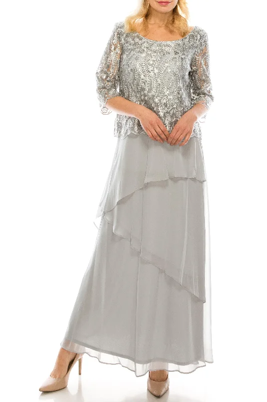 Hot Styles Le Bos Long Formal Mother of the Bride Chiffon Gown