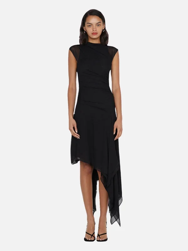 Fashionista Favorites Noemi Asym Dress - Black