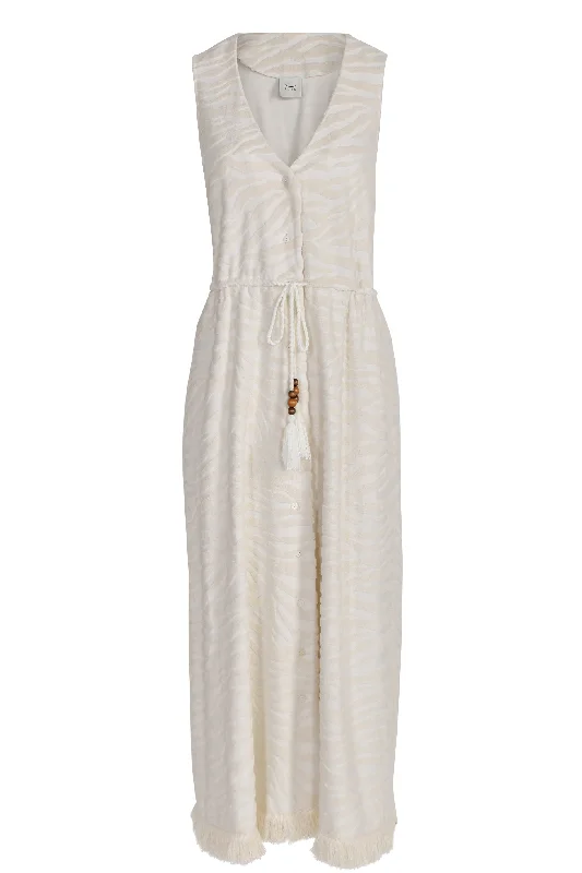 Vibrant Styles Husk Apollo dress - Cream