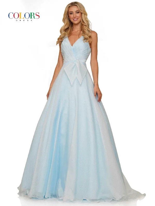 Relaxed Style Colors G1098 Colors Sleeveless Long Prom Dress