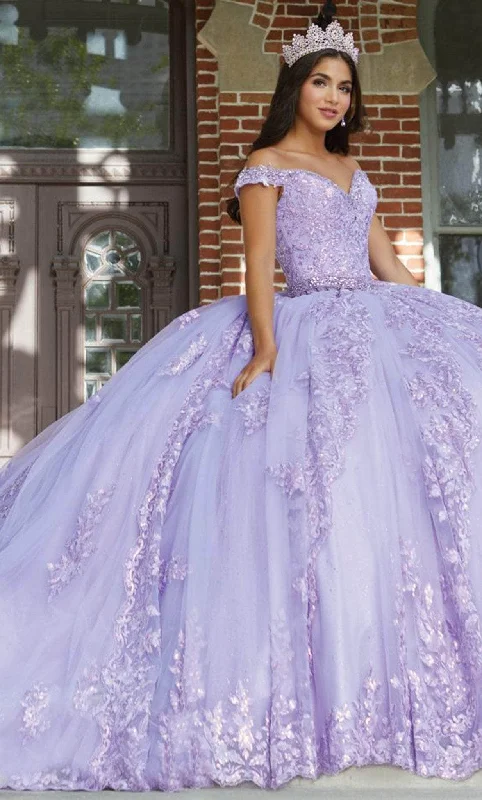Hot Trends Quinceanera Collection 26048 - Beaded Floral Quinceanera Dress