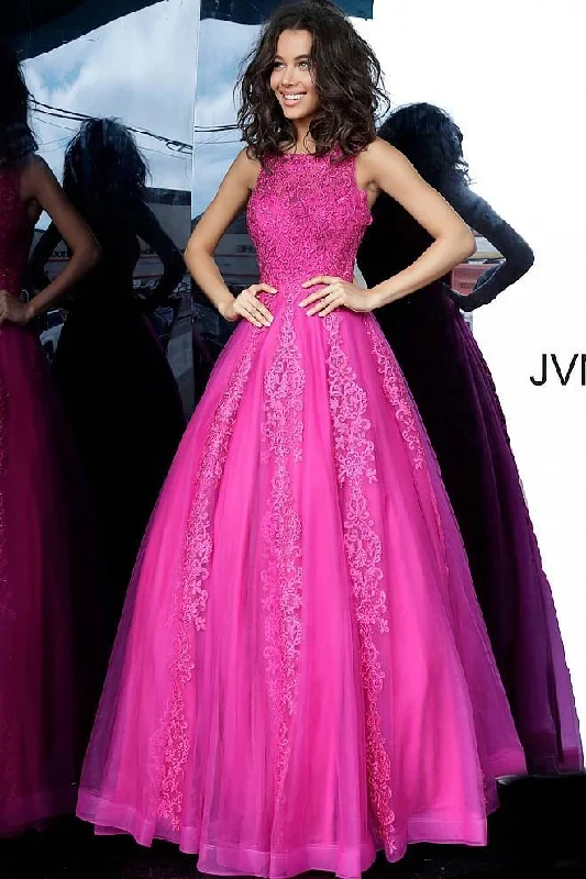 Latest Fashion for Women Jovani 59046 Long Sleeveless Prom Ball Gown