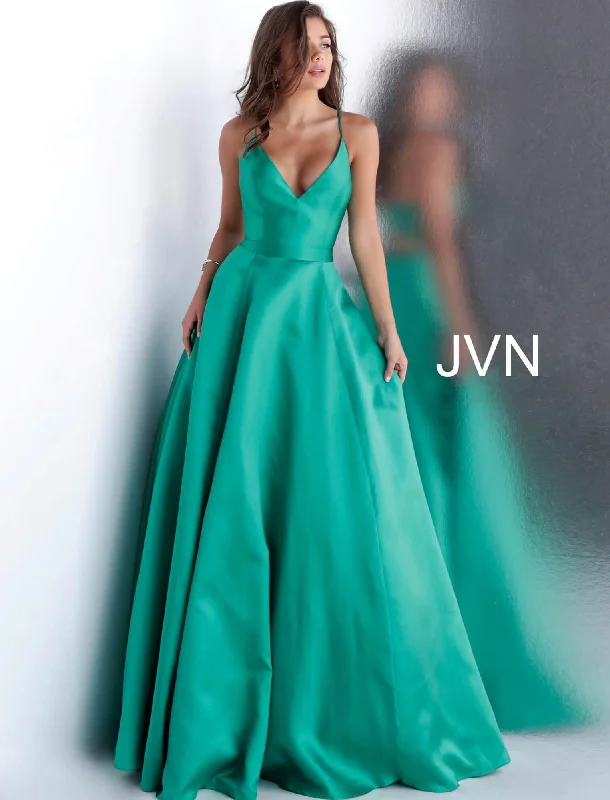 New Arrival Discount Jovani 66673 Spaghetti Straps A Line Prom Gown