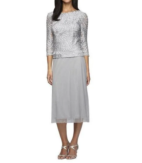 Sale On Sale Alex Evenings AE217197 Short Mother of the Bride Dress Formal