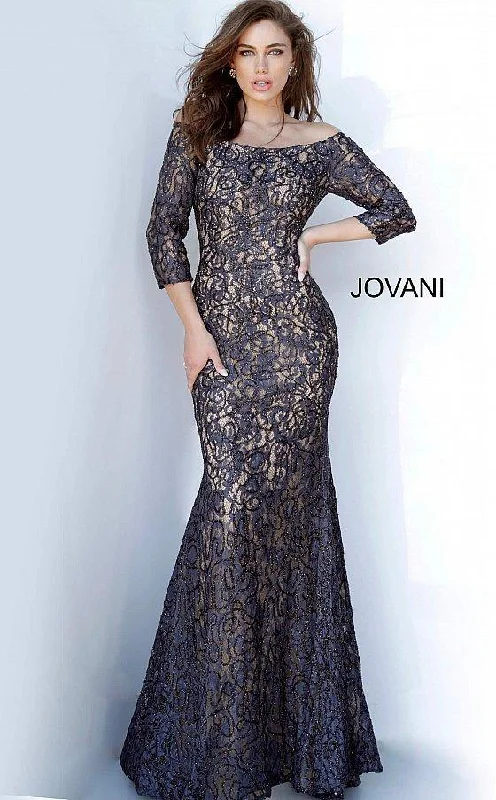 High End Fashion Jovani 2900 Long Formal Lace Dress