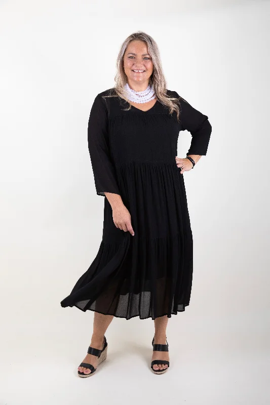 Women's Transitional Apparel Bittermoon - D1028VIS Romance Dress