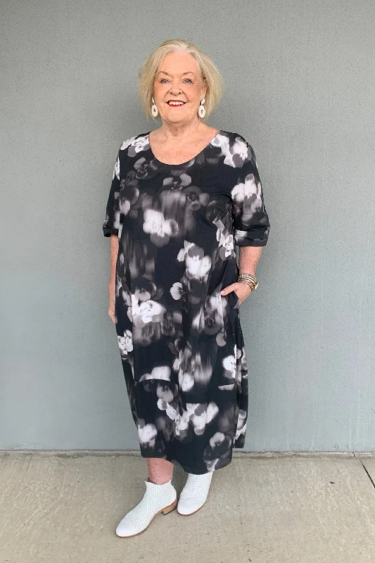Women's Evening Attire Cashews - DRS111/F17 Cocoon Dress