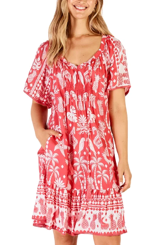 Timeless Elegance Redefined AGATHA SHIRRED DRESS