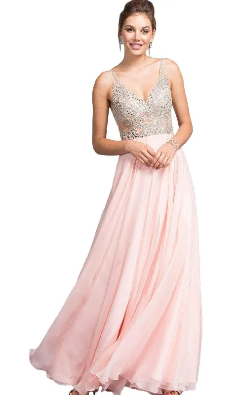 Best Sellers Aspeed Design - Beaded Bodice A-Line Gown L2055