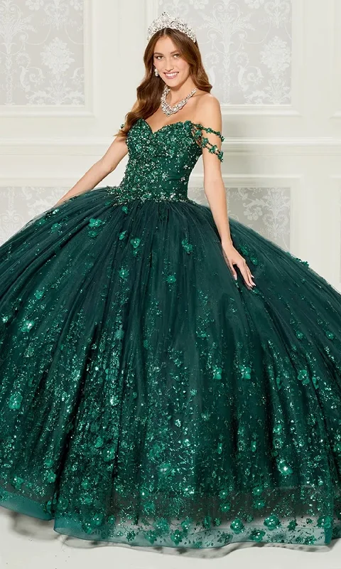 Relaxed Style Deals Princesa by Ariana Vara PR22145 - Rhinestone and Floral Ballgown