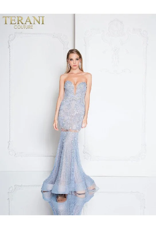 Online Clothing Boutiques Terani Couture 1812GL5369X Sexy Long Prom Dress