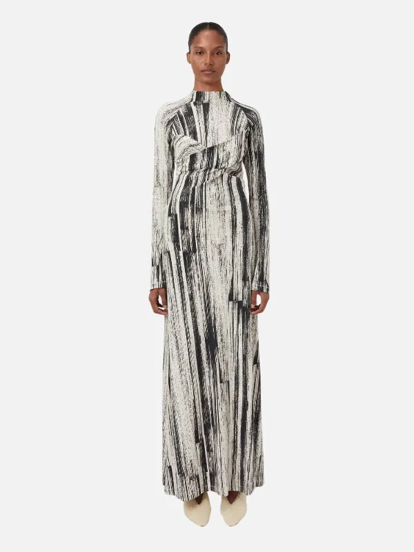 Women's Transitional Clothes Arch Dress - Black Print