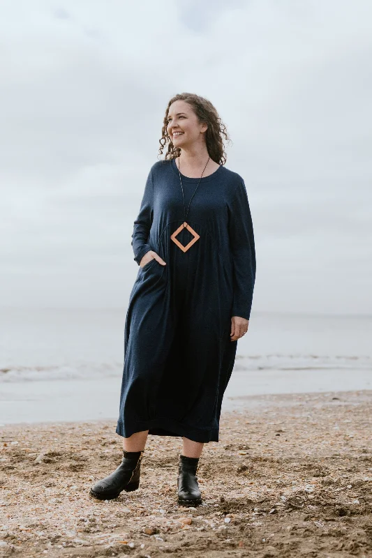 Women's Versatile Apparel Cashews - DRS101/F1 Aria Merino Dress