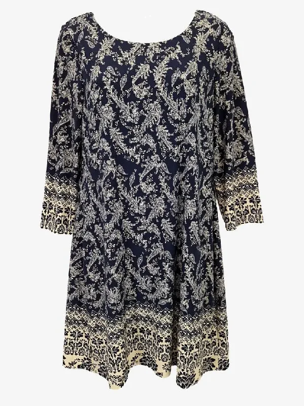 Stylish Deals Stella Swanky Stretch Paisley Mini Dress Size 10