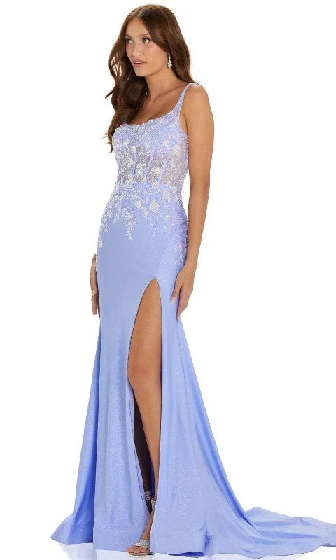 Hot Items Amarra 88572 - Sleeveless Floral Embellished Prom Gown