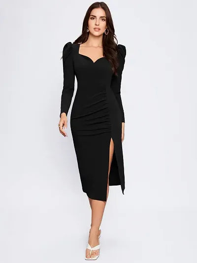 Flash Deals Stylish Fancy Designer Polyester Dresses For Women