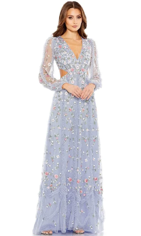 Massive Selection Sale Mac Duggal 70159 - Floral Cutout A-Line Evening Dress