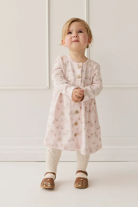 Versatile Outfits Organic Cotton Poppy Dress - Sweet Pea Floral