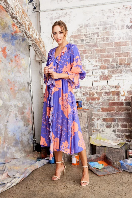 Vintage Women's Fashion Kamare - 2142V Rose Dress