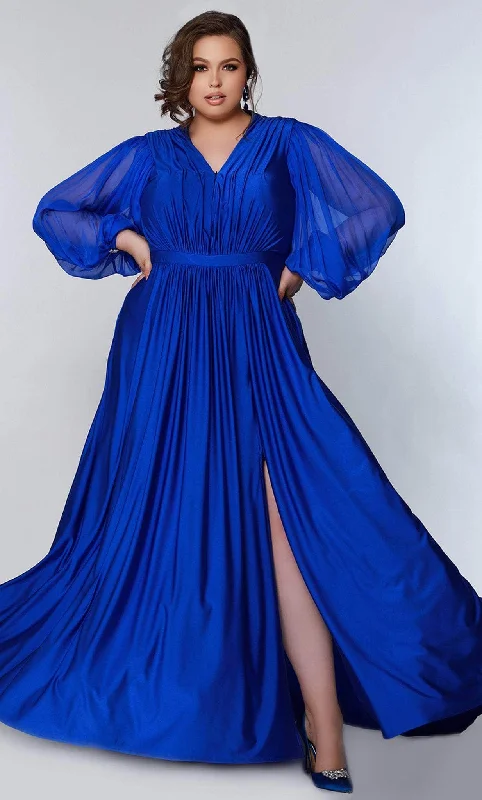 Everyday Women’s Fashion Trends Sydney's Closet - JK2209 Bishop Sleeved Pleated Long Gown