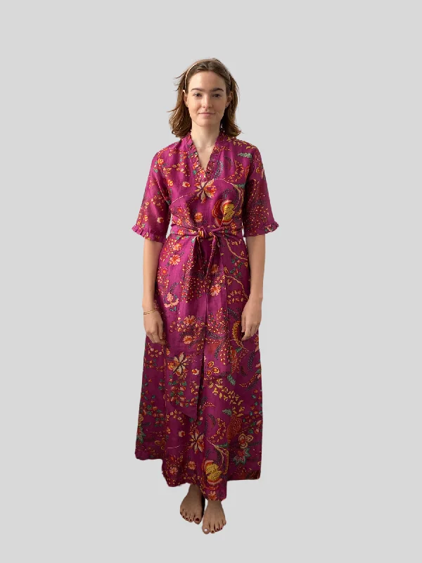 Limited Time Offer Scarlett Dress in Raspberry Floral