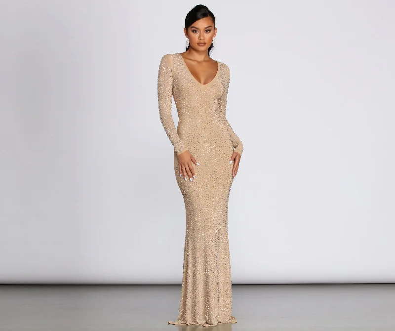 Limited Stock – Get Yours Before It's Gone Jazzy Formal Heat Stone Dress