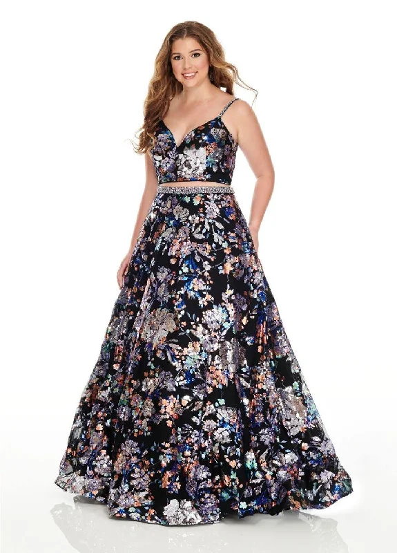 Clearance Event Rachel Allan Plus Size Two Piece Prom Dress