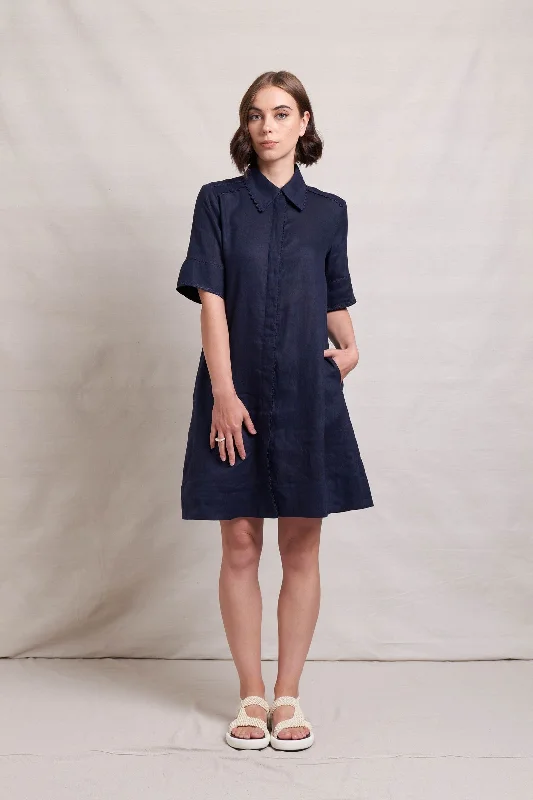 Women's Seasonal Clothes Neris - SN2651 Ric Rac Dress
