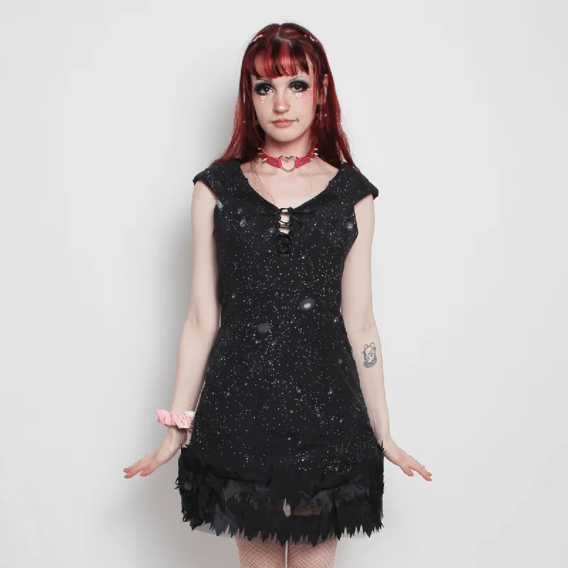 Women's Clothing Apparel Sets DOLL DRESS BLACK