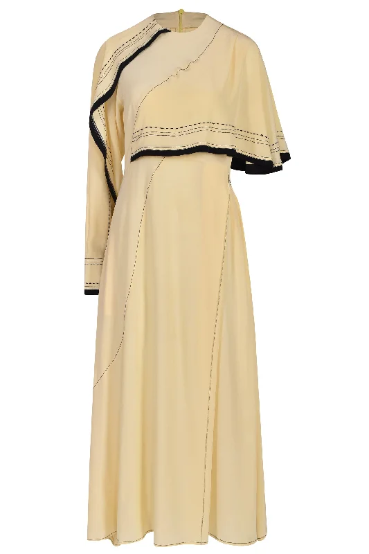 Modern Glamour Lovebirds Blossom Dress - Lemon