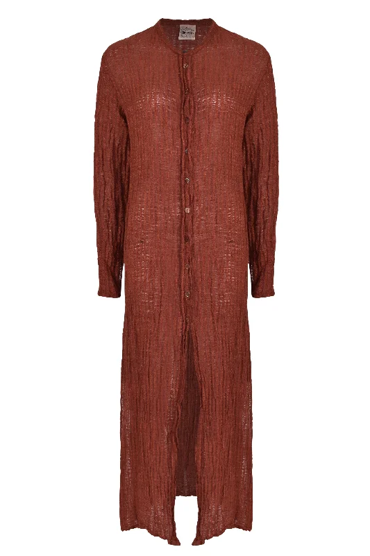 Chic Trends For The Fashion Savvy La Bottega Di Brunella Tevere Dress - Burgundy