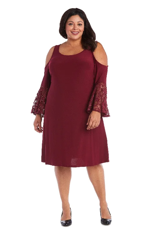 Stylish Statements R&M Richards 8942W Plus Size Short Dress