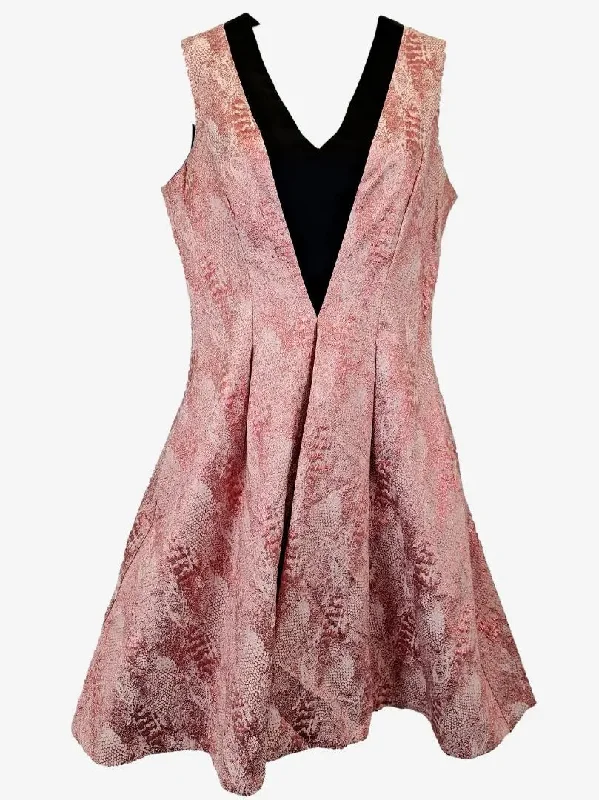 Casual Fashion Cue Luxe A Line Shimmer Mini Dress Size 10