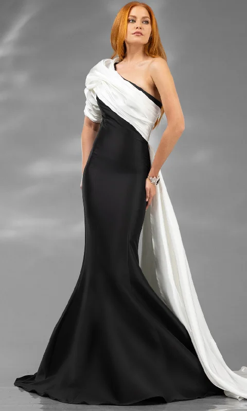 Unbeatable Prices Terani Couture 251E4205 - Ruched Asymmetric Mermaid Evening Gown