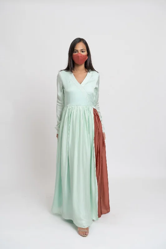 Dive Into Trendy Women's Fashion Green Dress