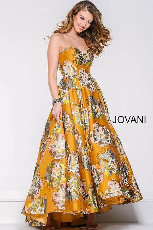 Trendy Looks On Sale Jovani 37920 Strapless Long Prom Dress