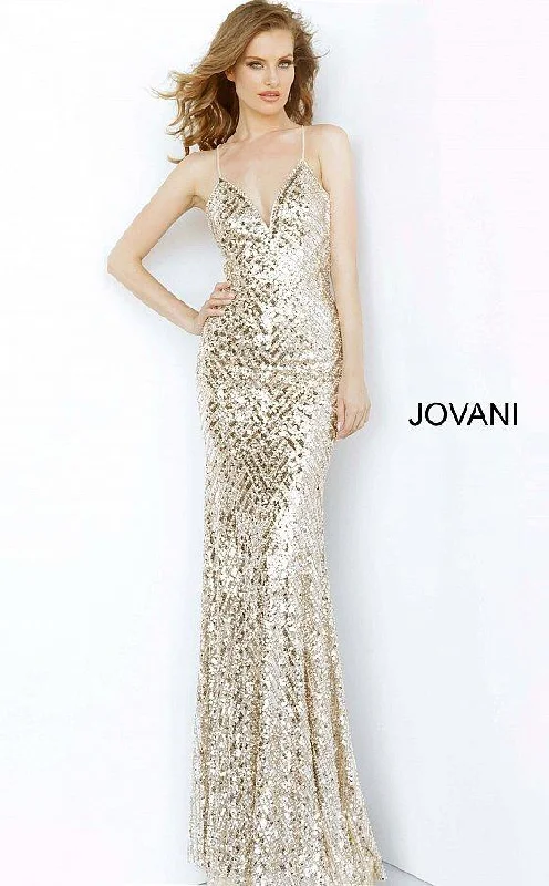 Relaxed Style Jovani 65836 Long Sexy Prom Gown Formal