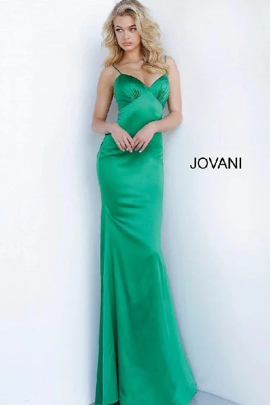 Enjoy Discount Jovani 67862 Long Satin Prom Dress