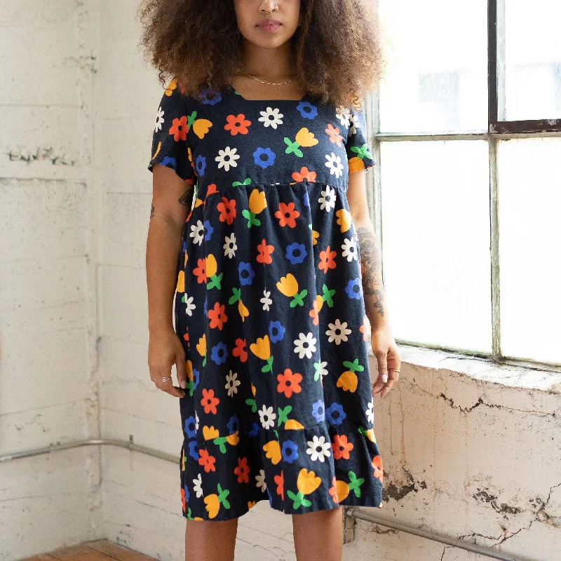 Stylish Looks Billie Dress - Floral Black