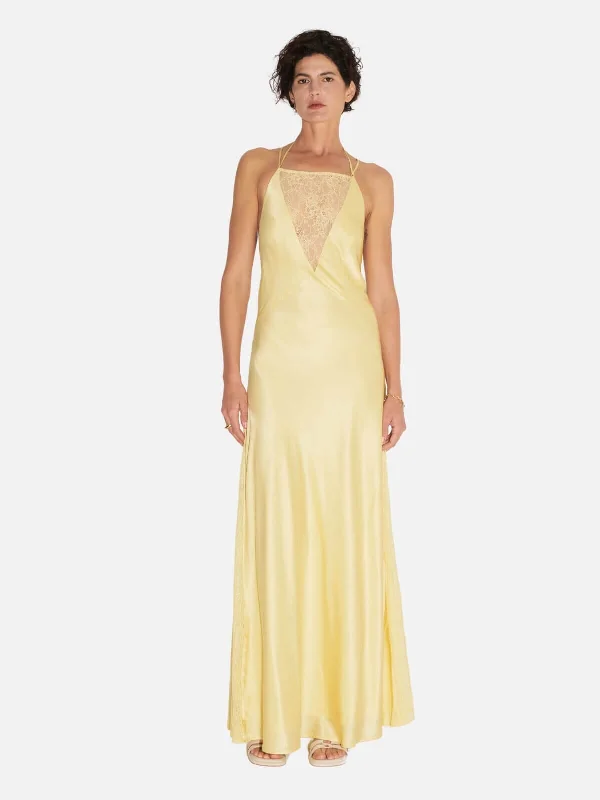 Casual Women's Clothing Arie Lace Dress - Butter