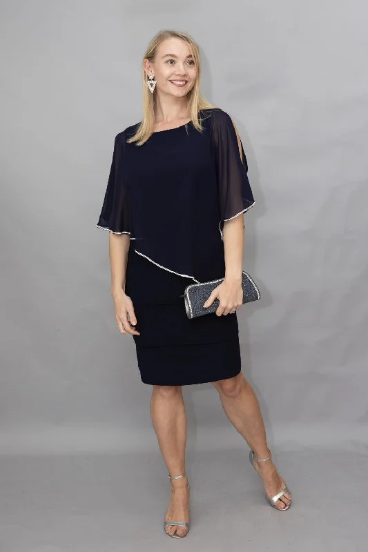Edgy Fashion Frank Lyman - 219203 Tiered Skirt Dress