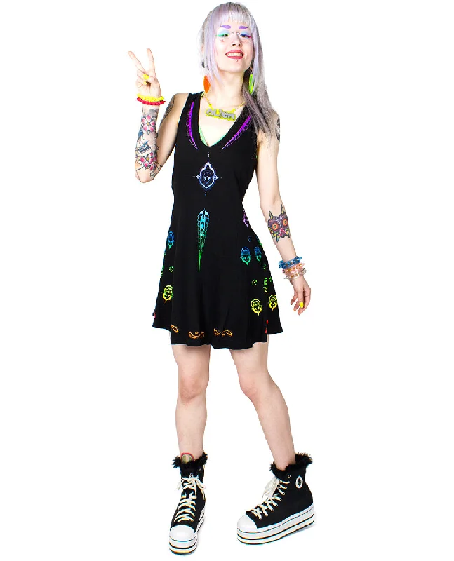 Save More On The Styles You Love ALIEN BUDDHA FLARE DRESS