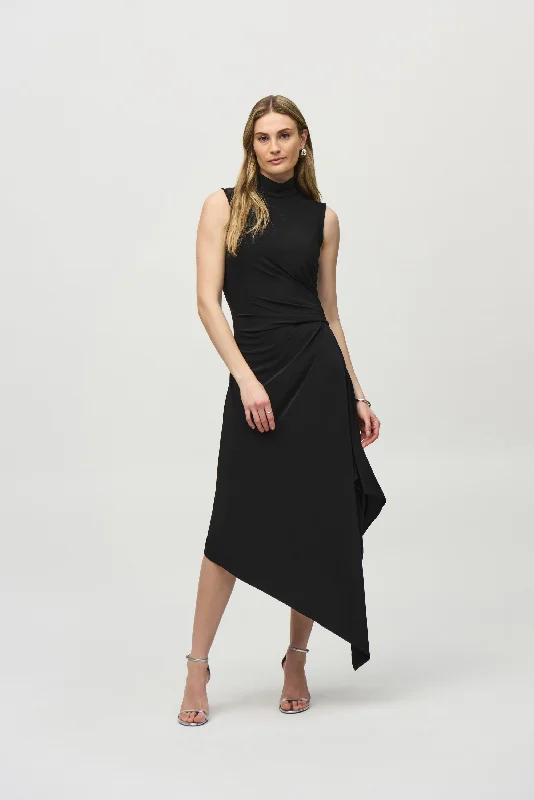 Elegant Women's Fashion Joseph Ribkoff - 244038 Asymmetric Dress