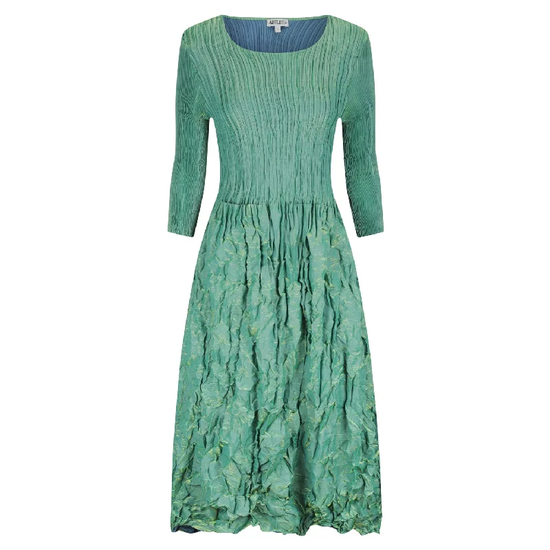 Women's Evening Garments 3/4 Sleeve Smash Pocket Dress - Lurex