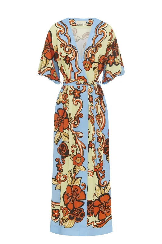Last Chance Sale Alemais Ondine Dress - Sky