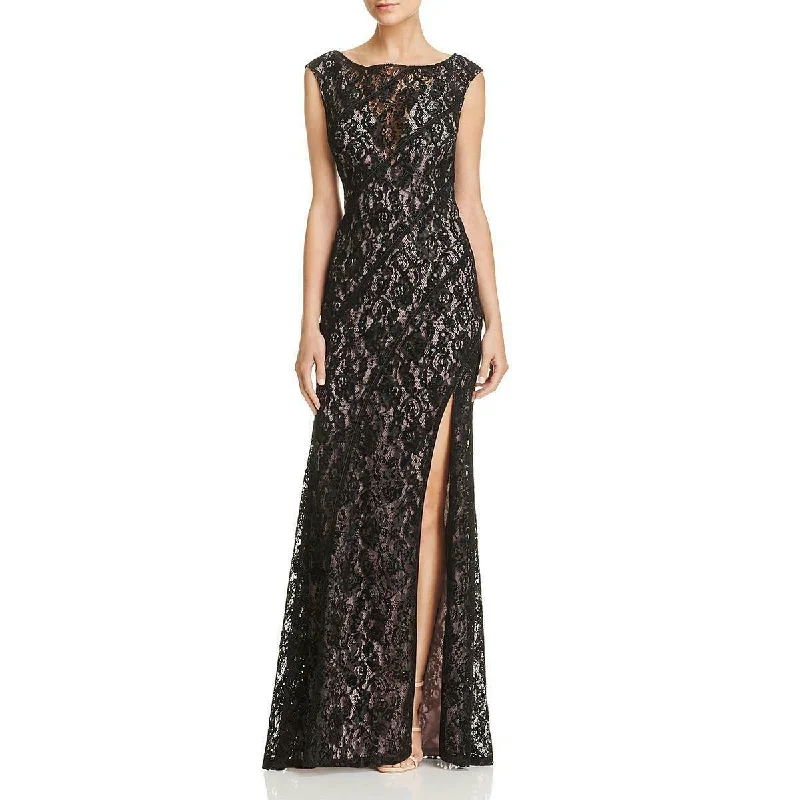 Casual Fashion for Women Aidan by Aidan Mattox Long Formal Floral Lace Dress