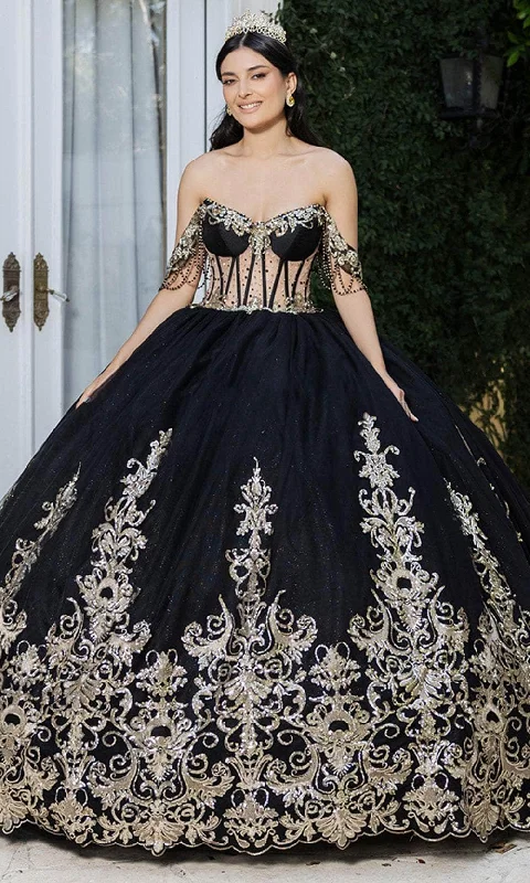 Hot Picks May Queen LK267 - Sequin Illusion Ballgown