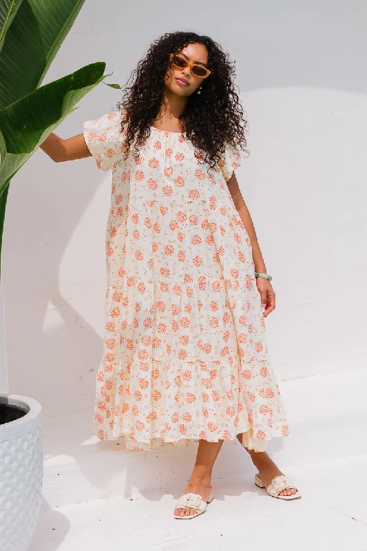 Fashion Forward Harvey Dress in Cream Floral - FINAL SALE