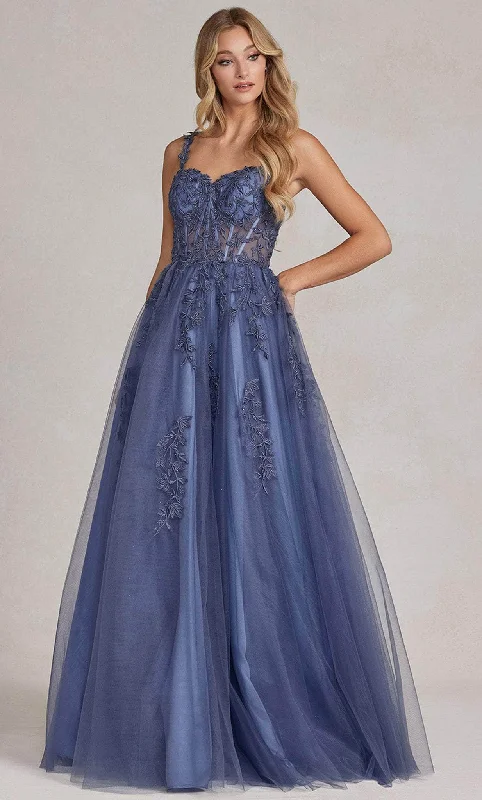 Free Spirited Fashion Nox Anabel T1082 - Sweetheart Corset Prom Gown